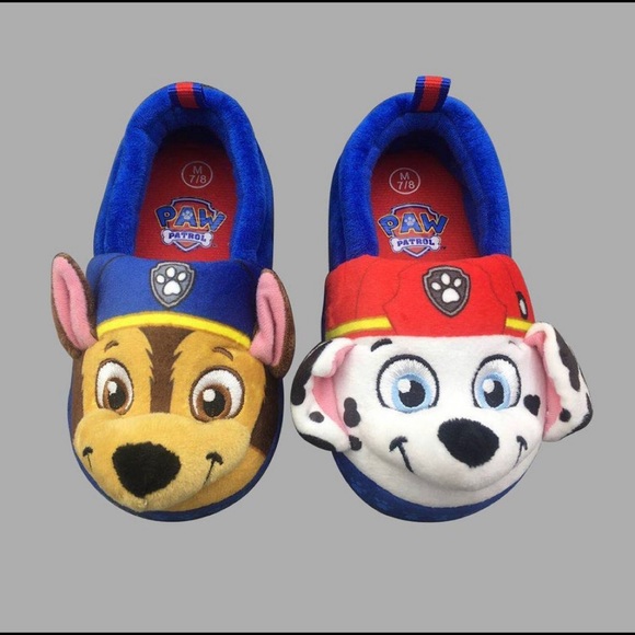 paw patrol slippers size 10